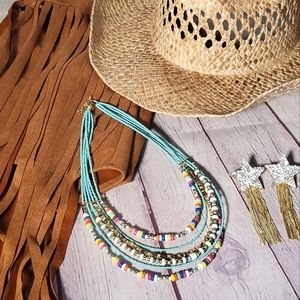 Turquoise Beaded Necklace